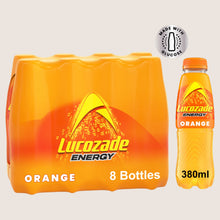 Lucozade Energy Drink Orange Refreshing 8 x 380ml