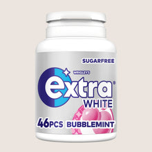 Wrigley's Extra White Bubblemint Sugarfree Chewing Gum Bottle 46 Pieces