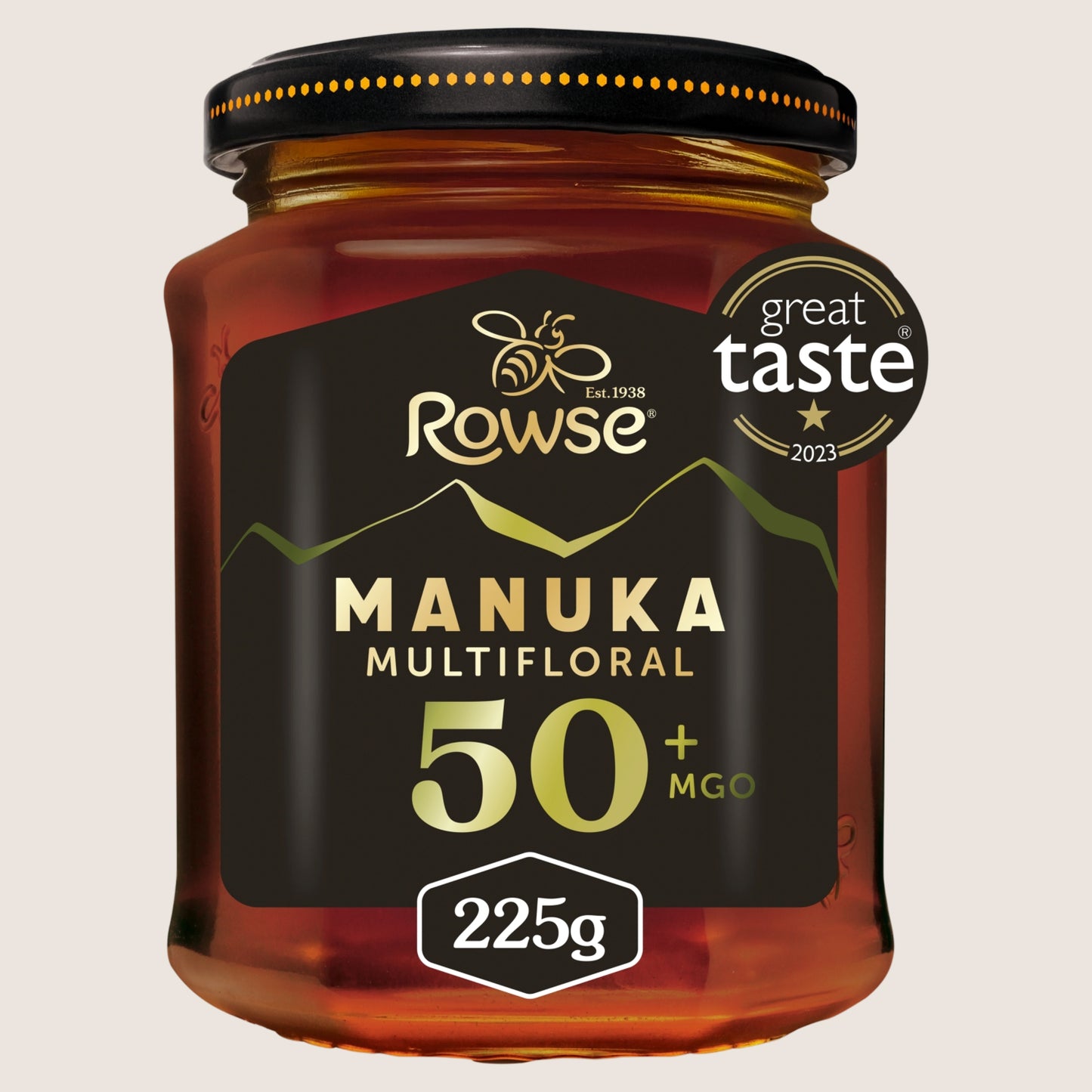 Rowse Manuka 50+ MGO Multifloral Honey No Artificial Additives 225g