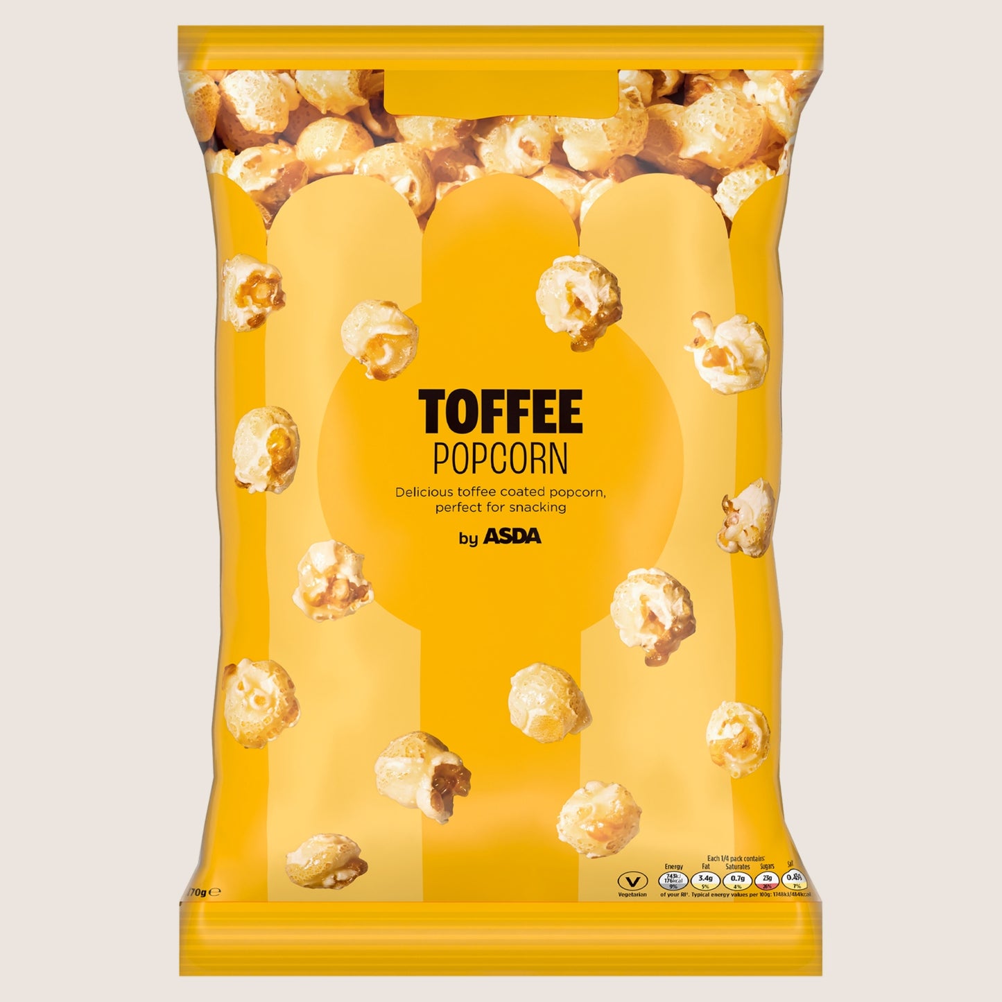 ASDA Toffee Popcorn Multipack 170g