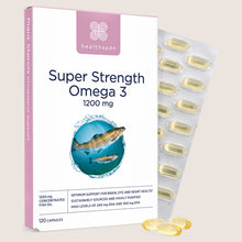 Healthspan Super Strength Omega 3 1200mg 120 capsules
