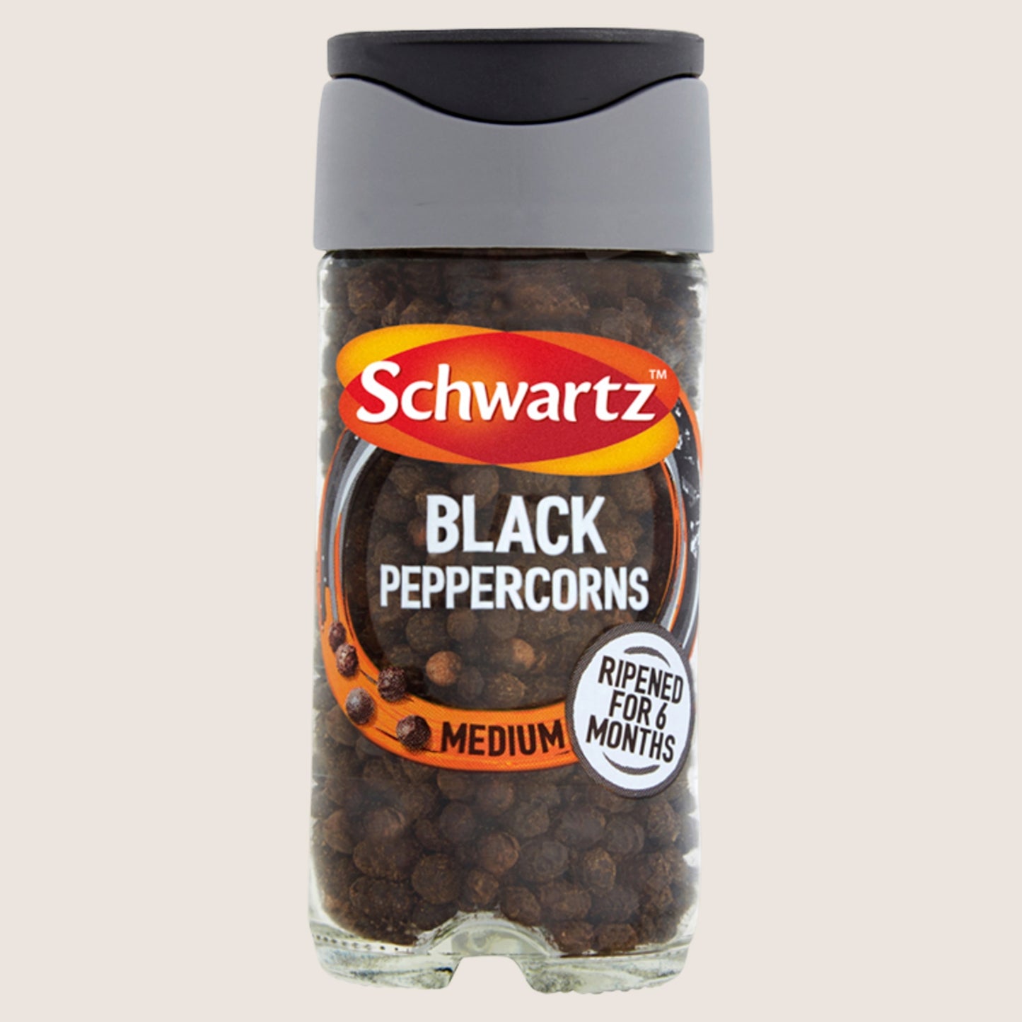 Schwartz Medium Black Peppercorns No Artificial Additives 35g