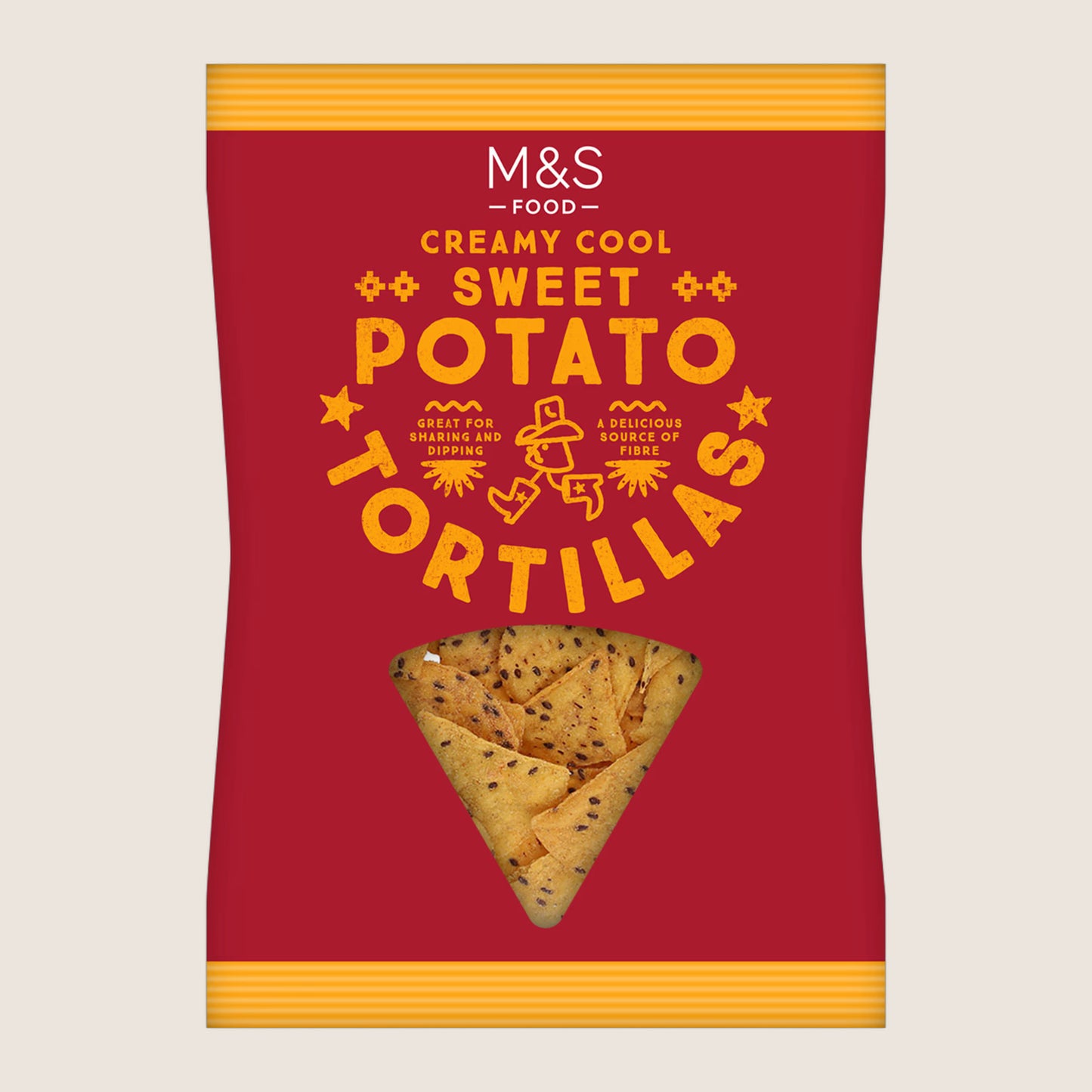 M&S Cool Sweet Potato Tortilla Chips 150 g