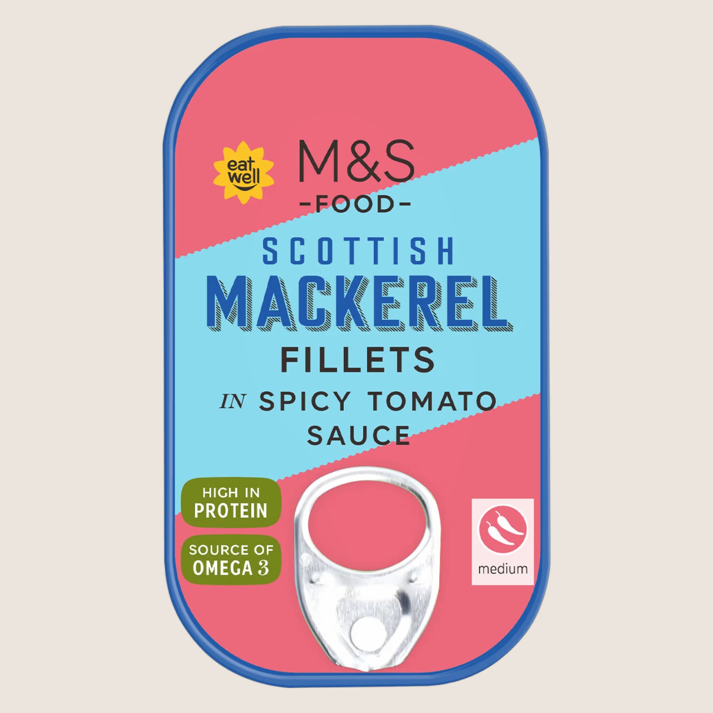 M&S Scottish Mackerel Fillets In Spicy Tomato Sauce Scottish Recipe 125 g