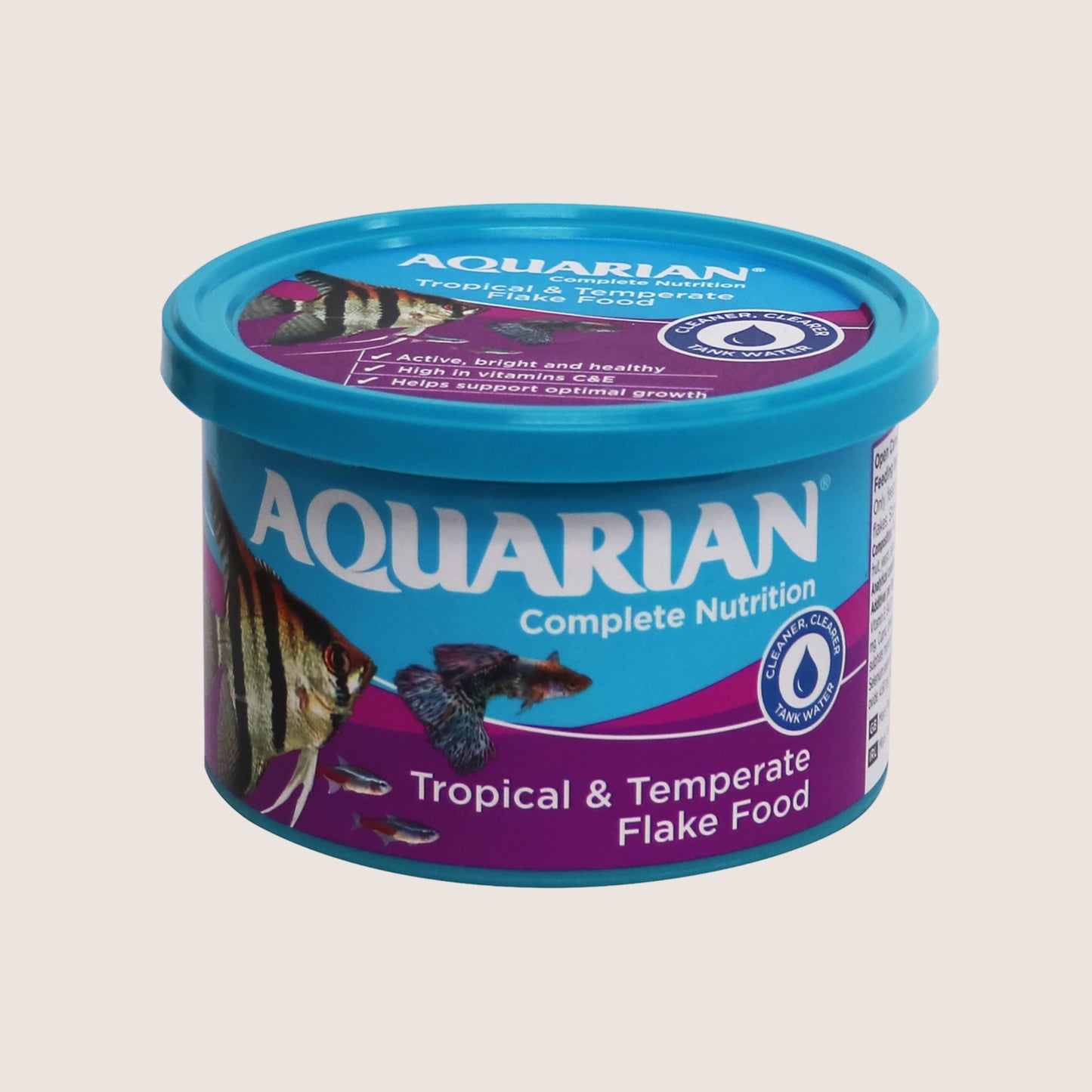 Aquarian Tropical Fish Food Flakes Nutritionally Complete 50g
