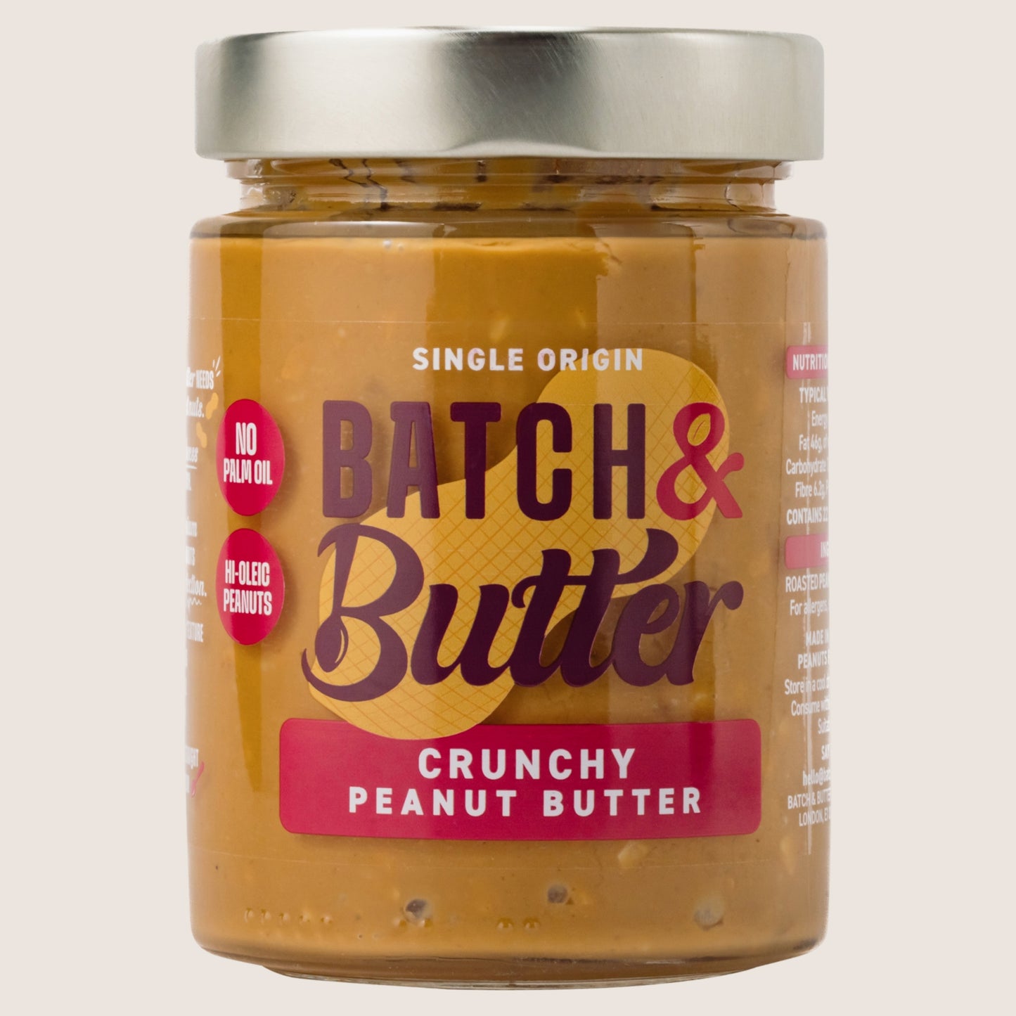 Batch & Butter Crunchy Peanut Butter 340g