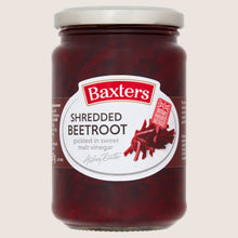 Baxters Shredded Beetroot Pickled in Sweet Malt Vinegar No Artificial Additives 340g
