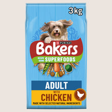 Bakers Superfoods Chicken with Vegetables Dry Dog Food Complete Nutrition 3kg