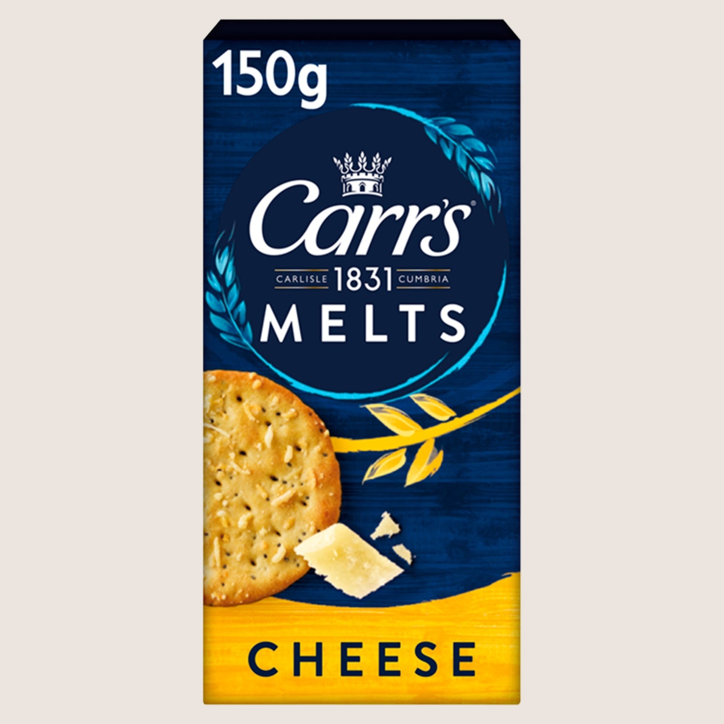 Carr's Melts Cheese Crackers Free From Artificial Additives 150g