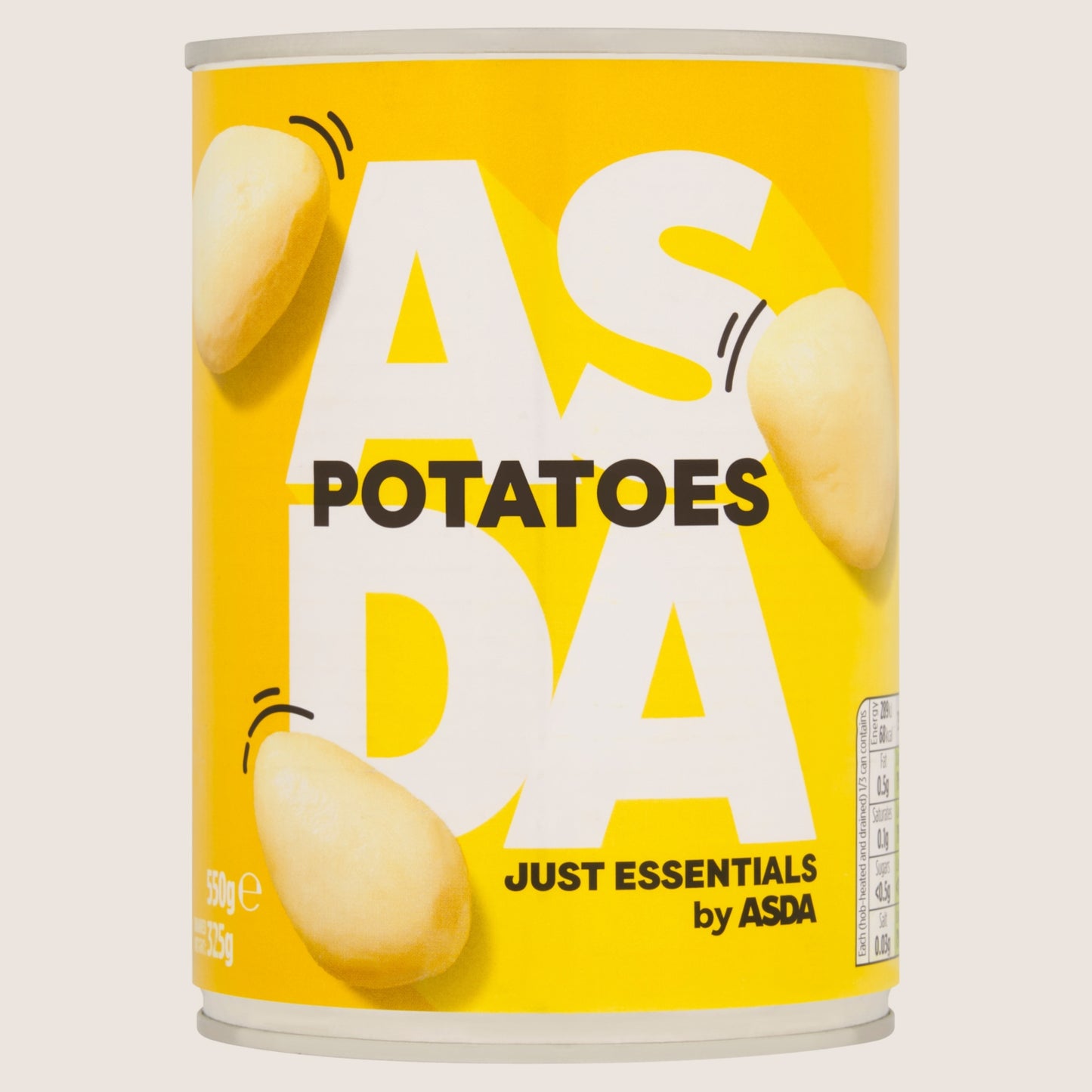 JUST ESSENTIALS by ASDA Just Essentials Potatoes Cupboard Essential 550g