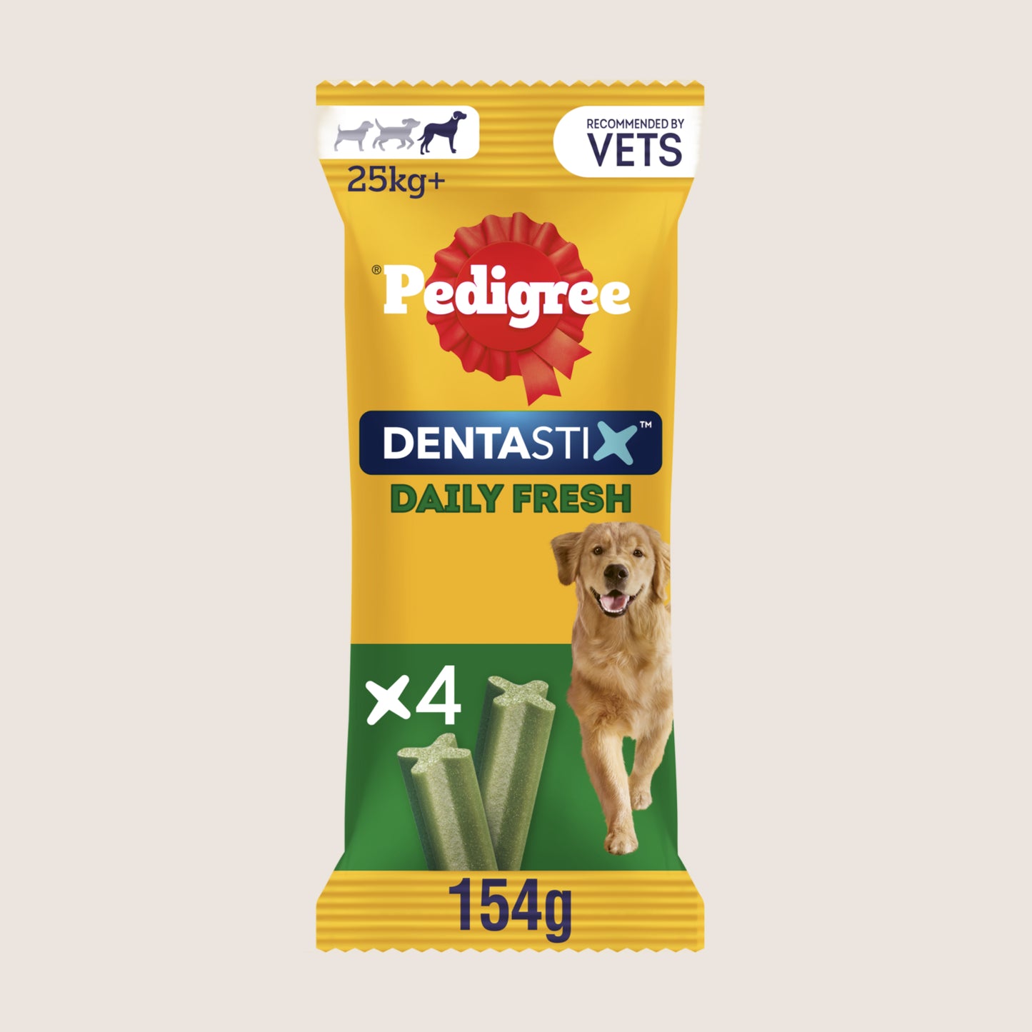 Pedigree DENTASTIX™ Fresh Daily Dental Chews Large Dog Treat 4 Sticks Dental Care