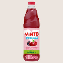 Vimto Real Fruit Squash Cherry, Raspberry & Blackcurrant No Added Sugar 1 Litre