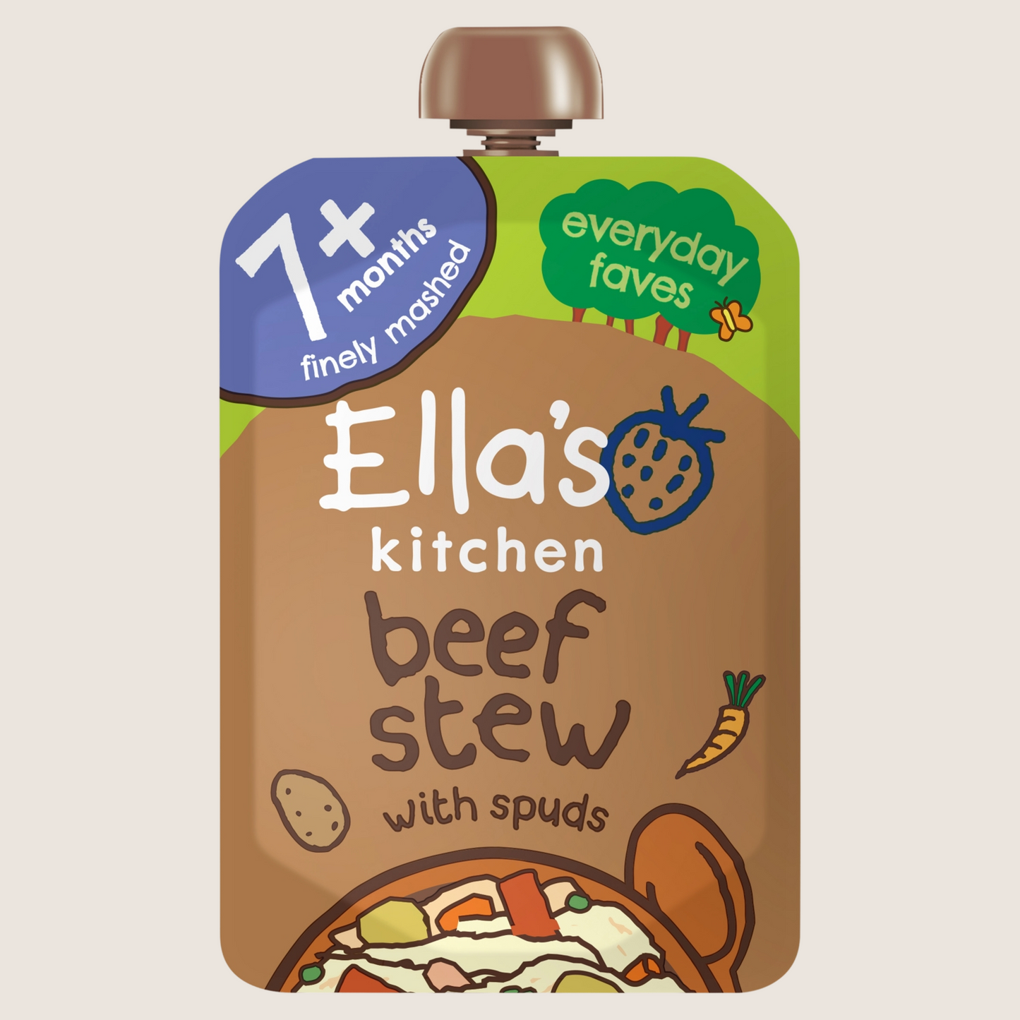 Ella's Kitchen Organic Beef Stew with Spuds 7+ Months 130g