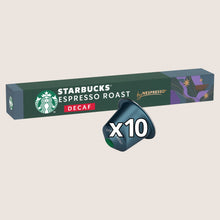 Starbucks ® by Nespresso® Decaf Dark Espresso Roast Coffee Pods X10 Decaffeinated