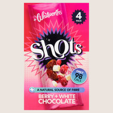 Whitworths Berry + White Chocolate Shots Multipack 4 x 25g