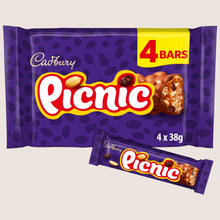 Cadbury Picnic Chocolate Bar 4 Pack 4 x 38g