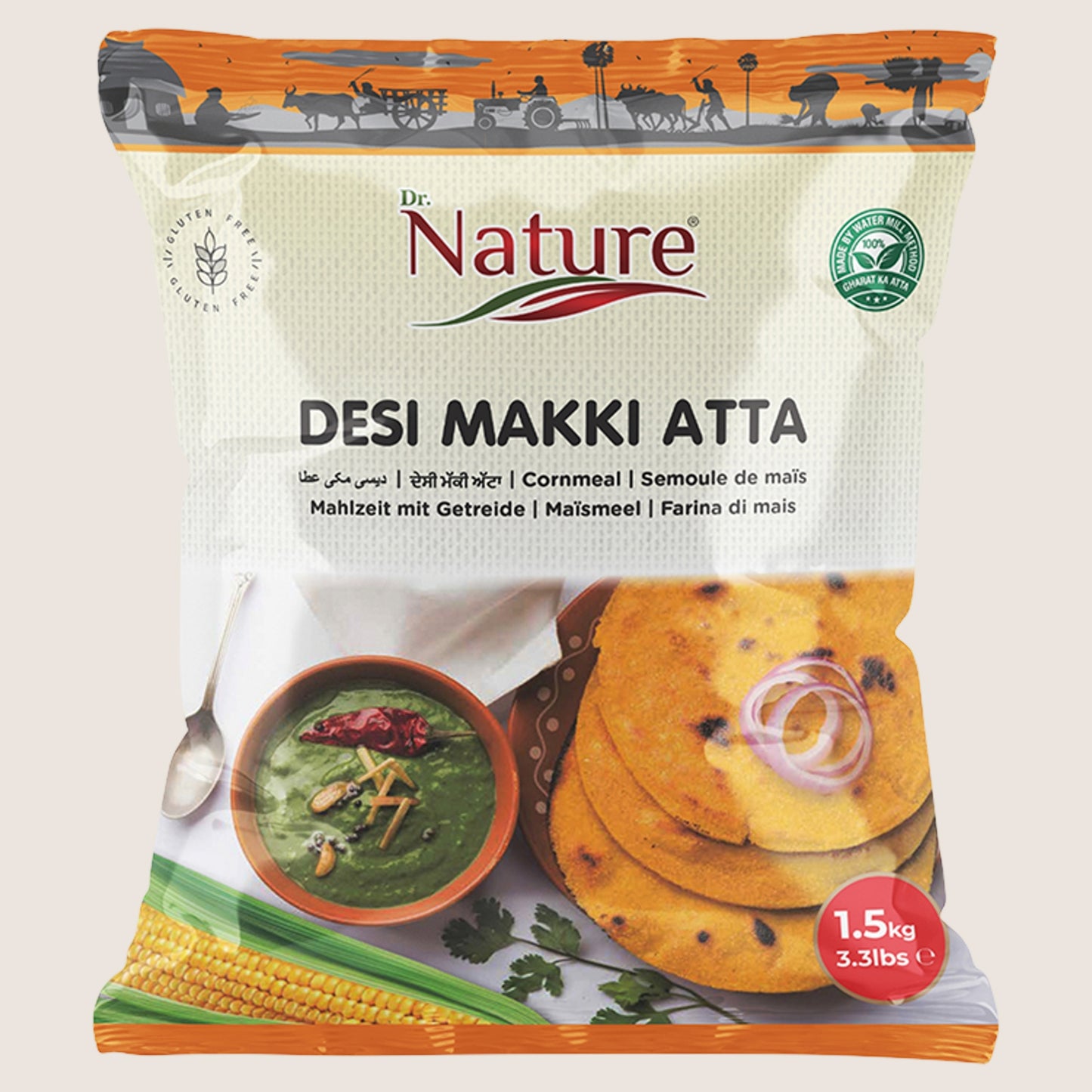Dr Nature Desi Makki Atta Gluten Free 1.5 kg