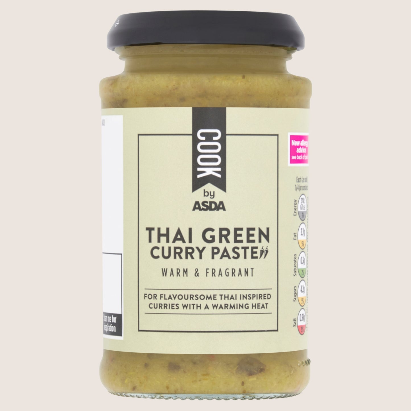 ASDA Cook Thai Green Curry Paste No Artificial Additives 200g