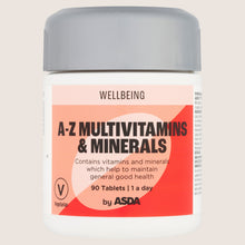 ASDA Wellbeing 1 a day A-Z Multivitamins & Minerals 90 Tablets