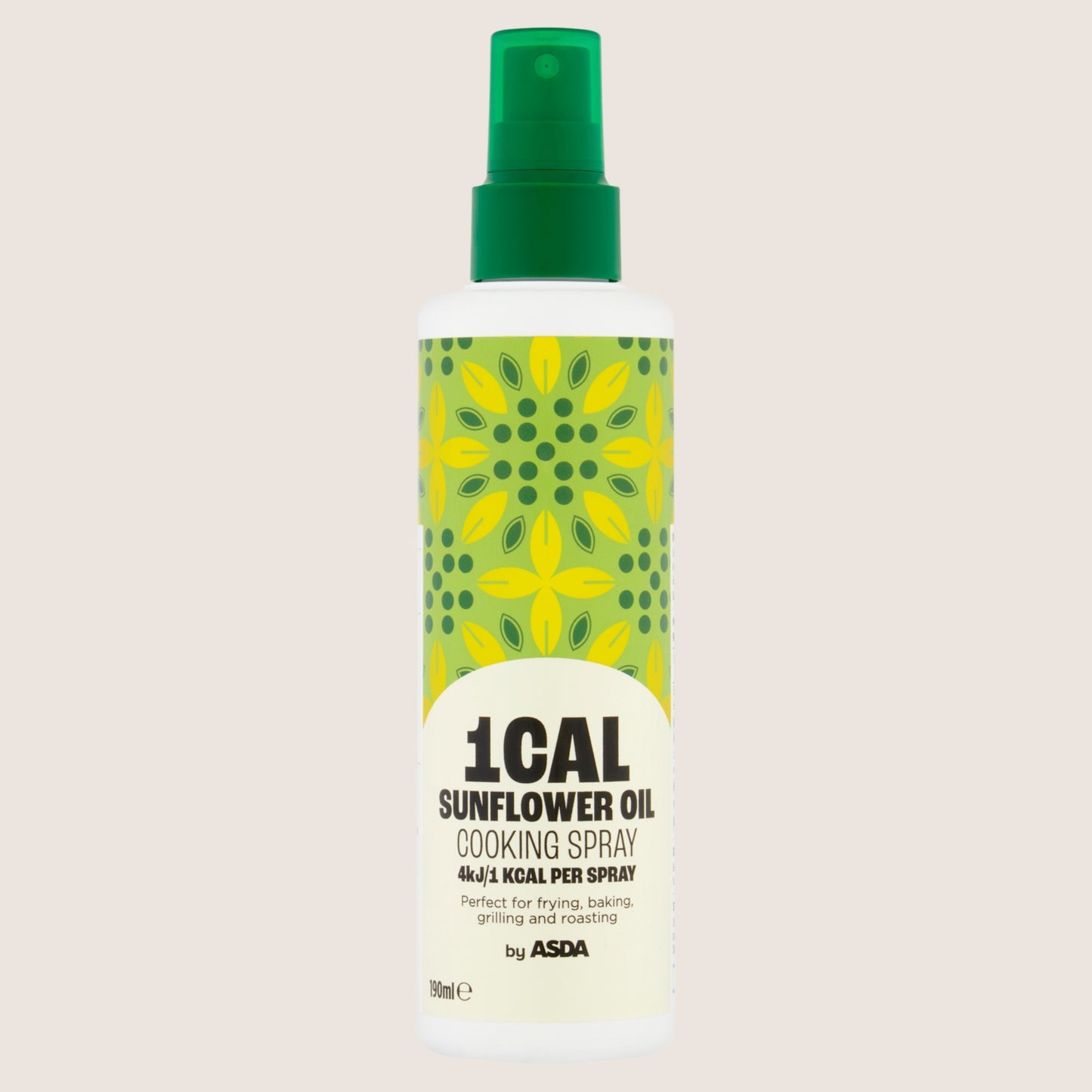 ASDA ASDA 1 Cal Sunflower Oil Cooking Spray No Artificial Additives 190ml