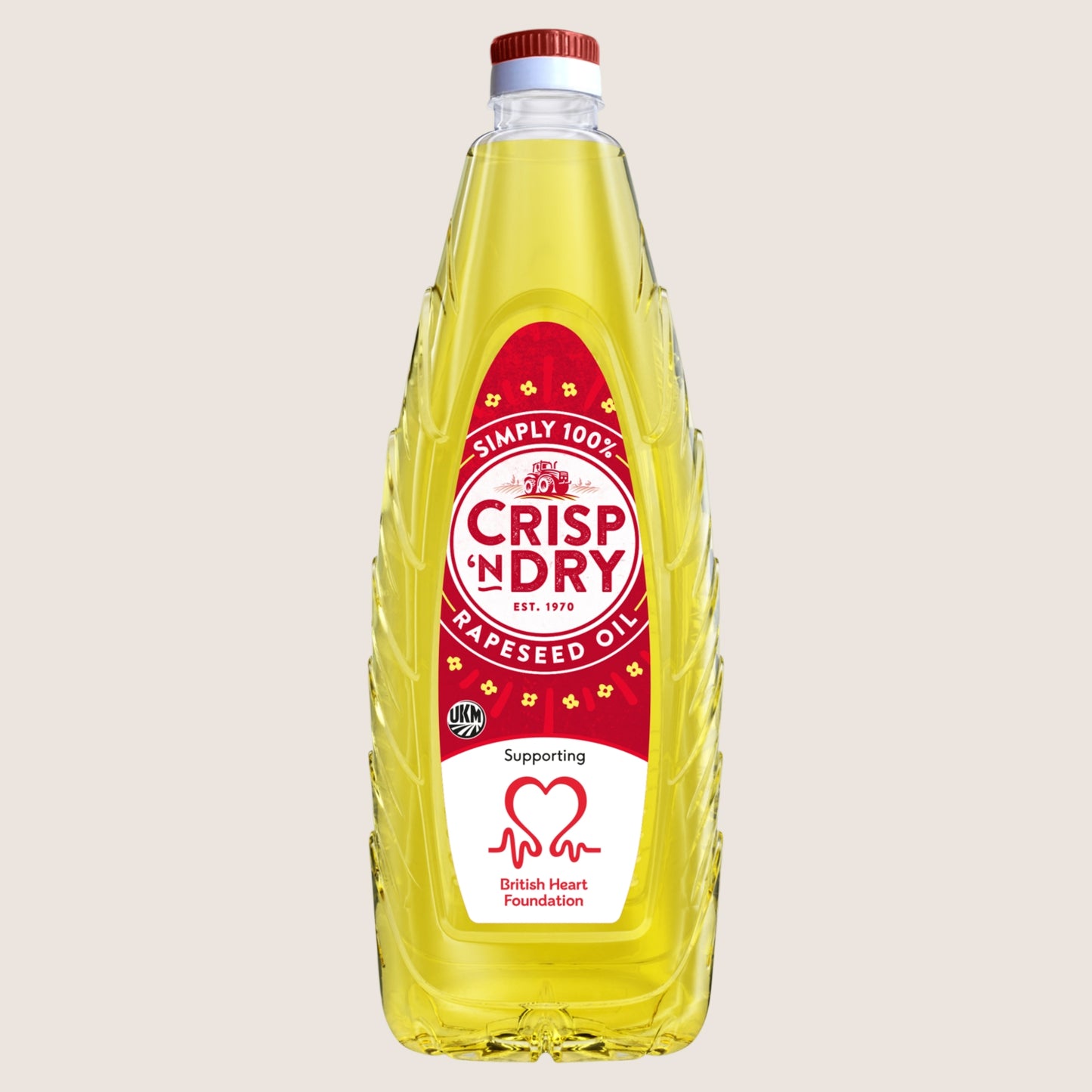 Crisp 'n Dry Vegetable Oil 100% Rapeseed Kosher Certified 1L