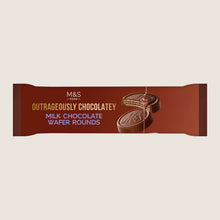 M&S Outrageously Chocolatey Milk Chocolate Wafer Rounds 144 g