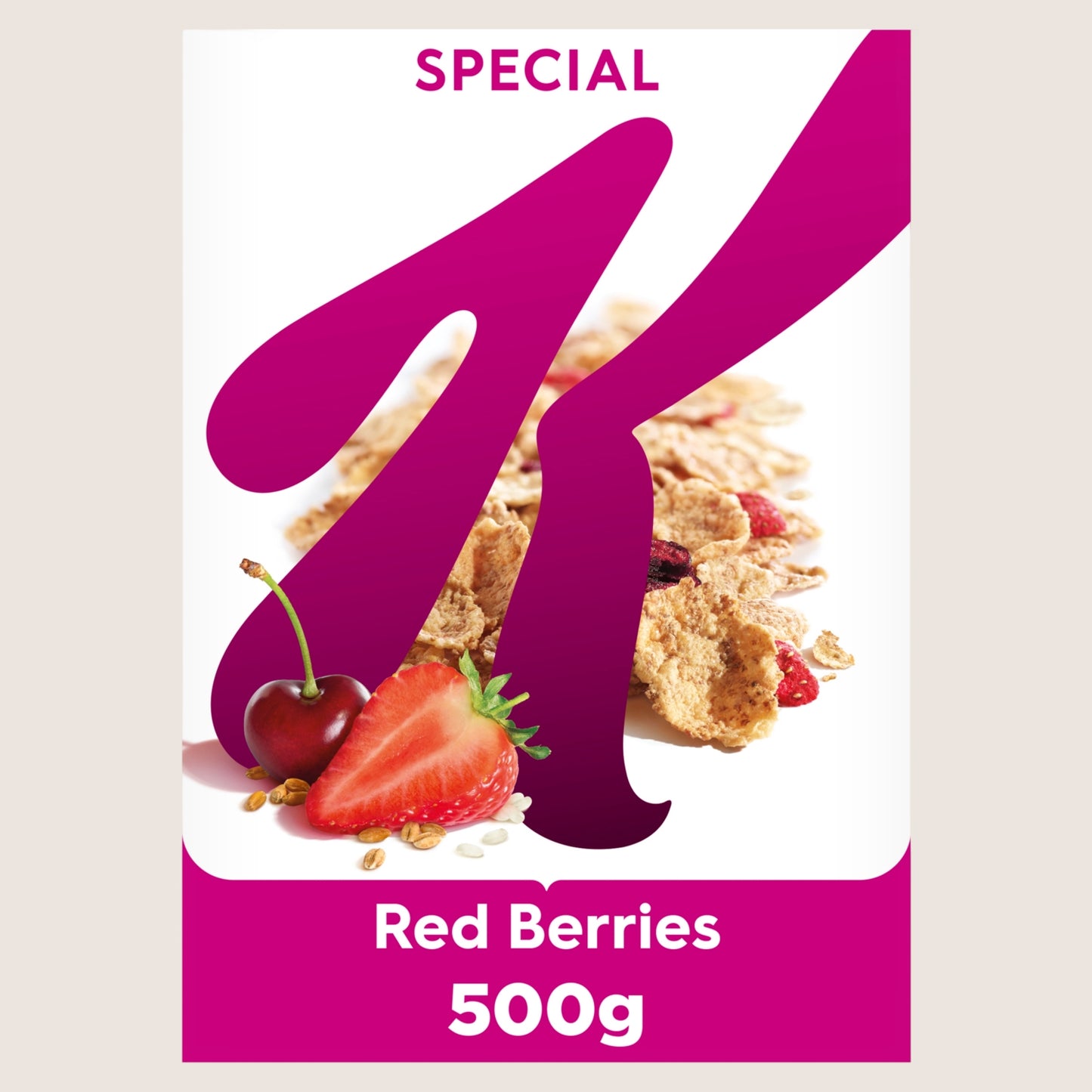 Kellogg's Red Berries Breakfast Cereal Vitamin Fortified 500g