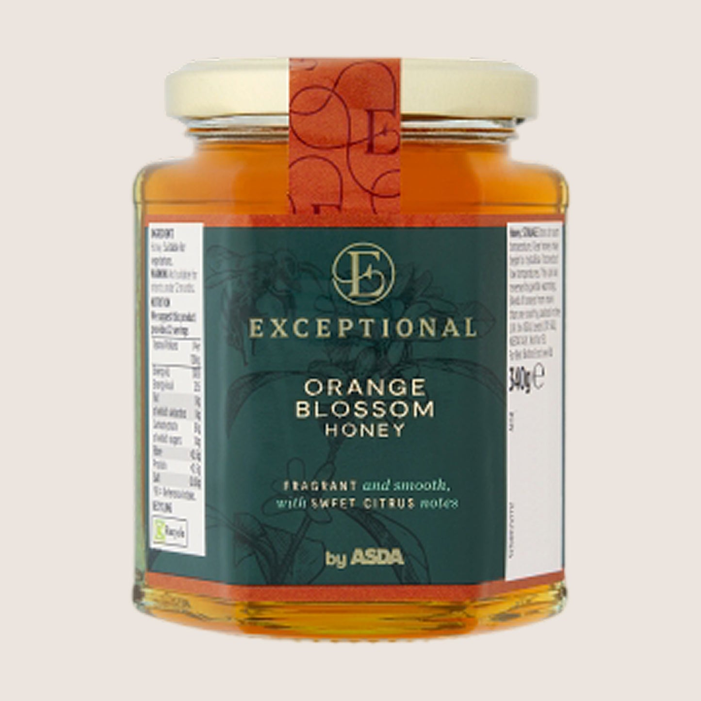 Exceptional by ASDA Orange Blossom Honey No Artificial Additives 340g