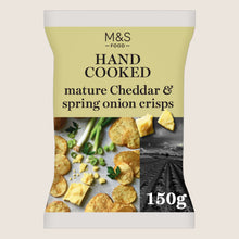 M&S Hand Cooked Mature Cheddar And Spring Onion Crisps 150 g