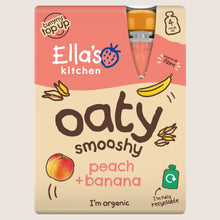 Ella's Kitchen Peach + Banana Oaty Smooshy Gentle Formula 4 x 90g