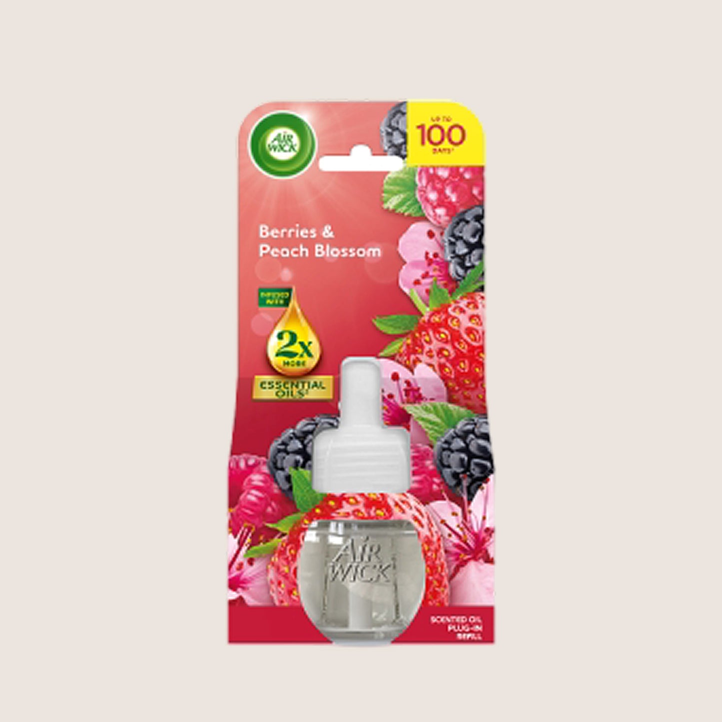 Air Wick Plug-In Refill Berries & Peach Blossom Air Freshener 19ml