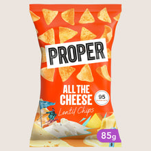 Proper All The Cheese Lentil Chips Gluten Free 85g