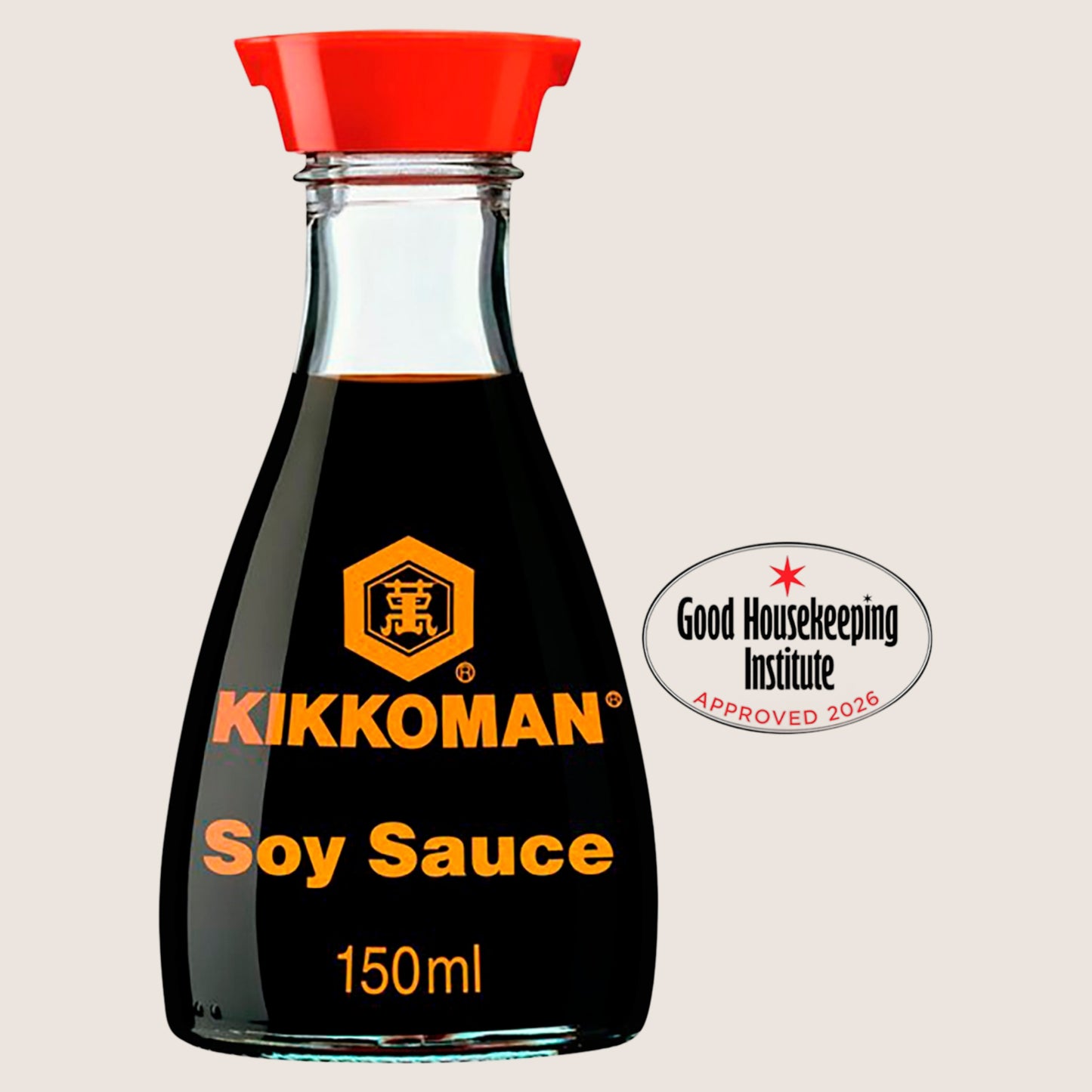 Kikkoman Soy Sauce , Naturally Brewed Vegan Friendly 150ml