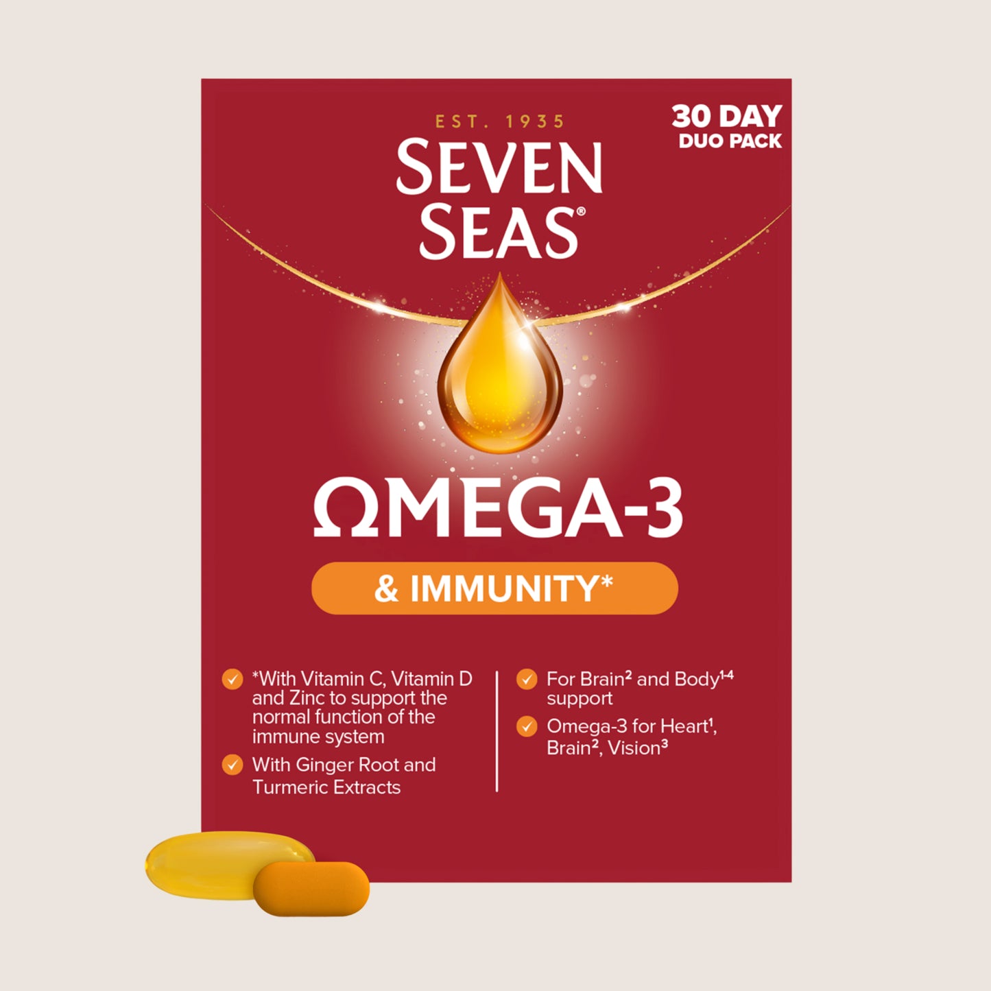 Seven Seas Omega-3 Fish Oil & Immunity