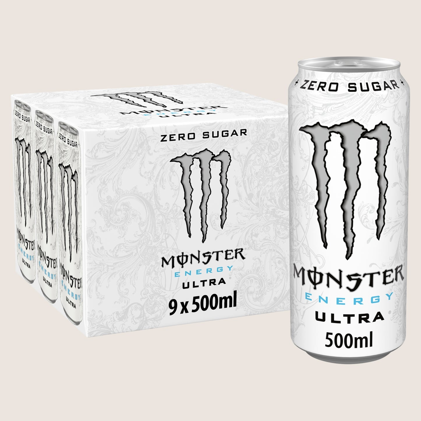 Monster Energy Drink Ultra Zero Sugar 9 x 500ml