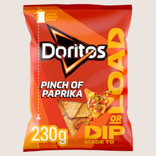Doritos Dip or Load Paprika Tortilla Chips Sharing Crisps Sharing Size 230g