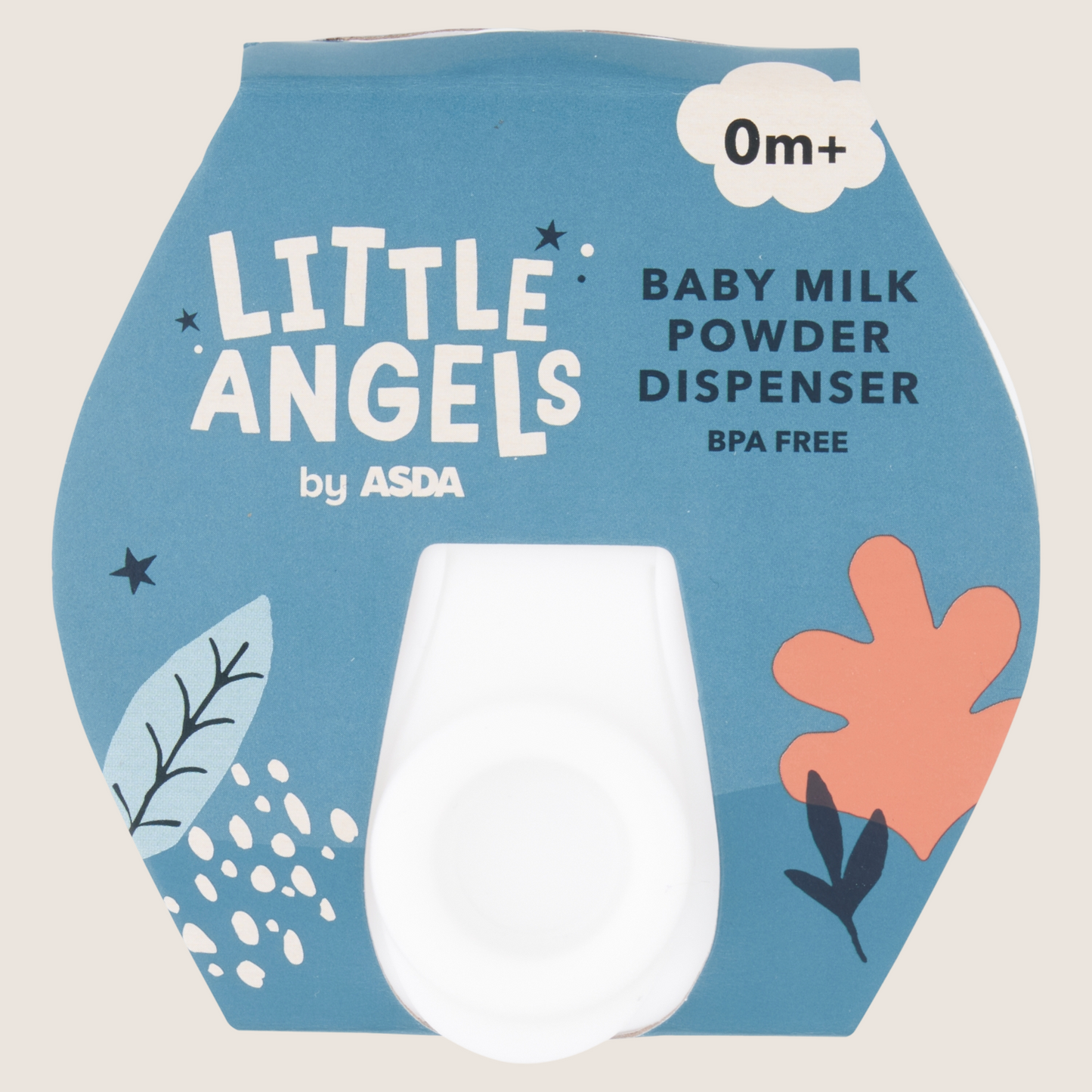 LITTLE ANGELS by ASDA Baby Milk Powder Dispenser Suitable from Birth