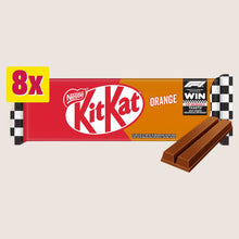 KitKat F1 2 Finger Orange Chocolate Biscuit Bar Chocolate 8 Pack 165.6g