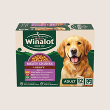 Winalot Meaty Chunks Mixed in Gravy Wet Dog Food Complete Nutrition 12x100g