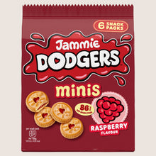 Jammie Dodgers Minis Raspberry Flavour Free From Artificial Additives 6 x 20g
