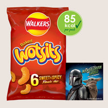 Walkers Wotsits Sweet & Spicy Snacks Crisps Multipack 6 x 16g