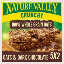 Nature Valley Crunchy Oats & Dark Chocolate Cereal Bars  Vitamin Fortified 5 x 42g