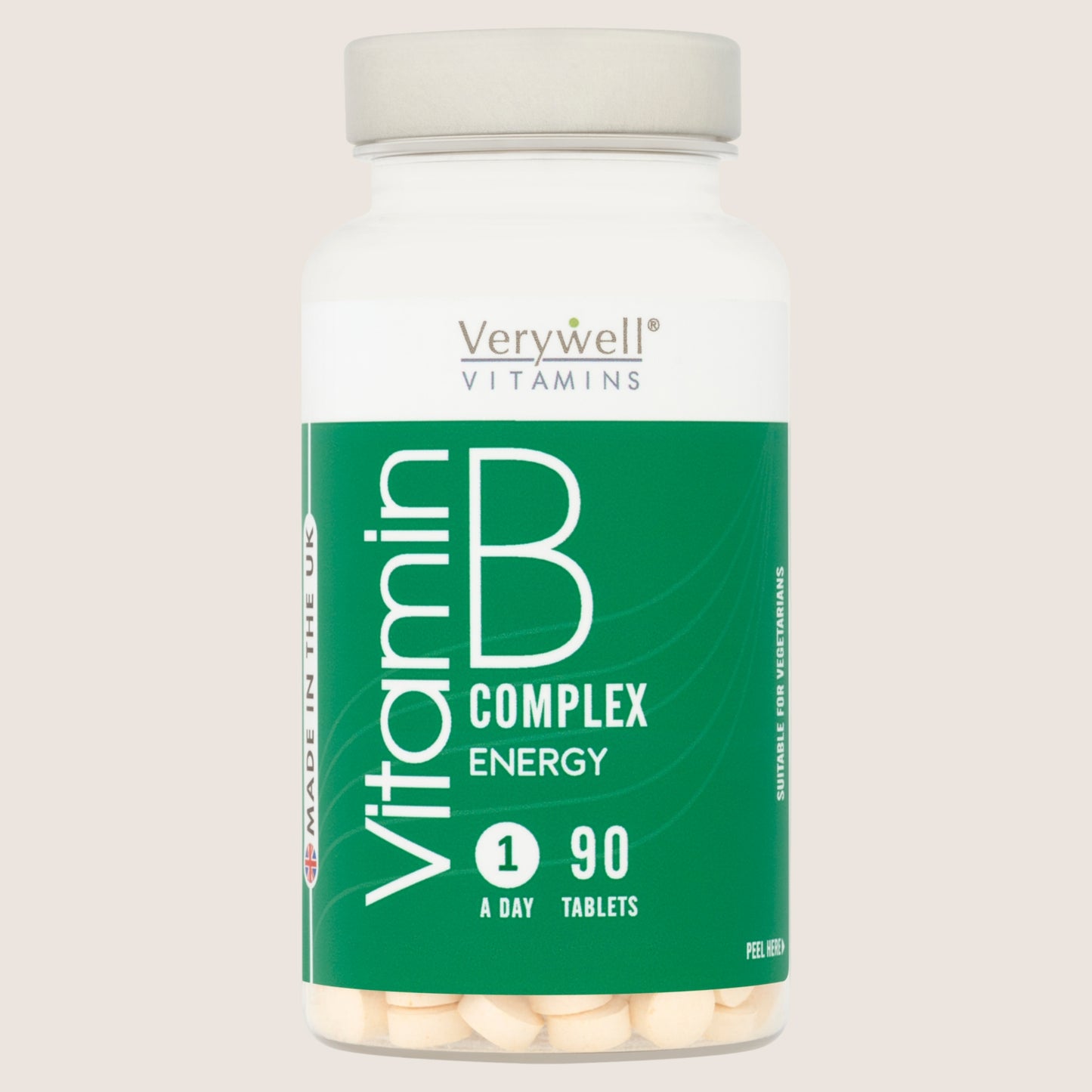 Verywell Vitamin B Complex Energy 1 A Day 90 Tablets