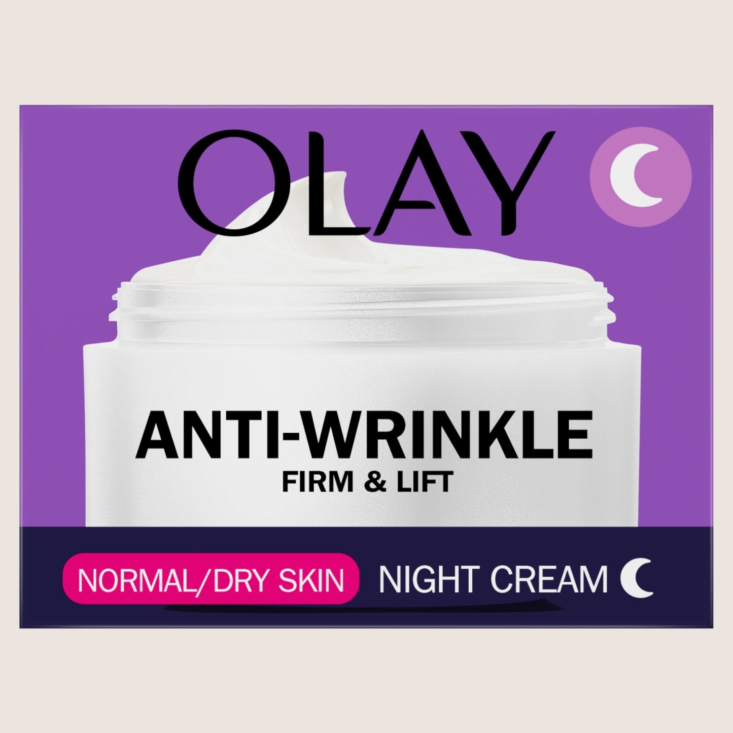 Olay Anti-Wrinkle Firm & Lift Night Cream, For Fine Lines & Wrinkles
