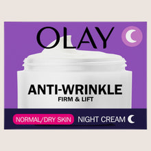 Olay Anti-Wrinkle Firm & Lift Night Cream, For Fine Lines & Wrinkles