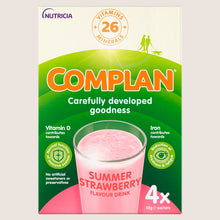 Complan Summer Strawberry Flavour Drink 4 x