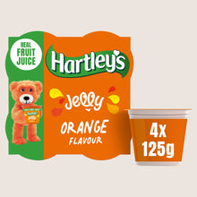Hartley's Orange Flavour Jelly No Artificial Additives 4 x 125g