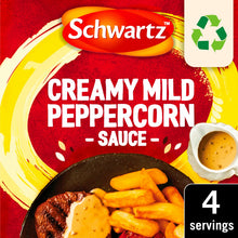 Schwartz Creamy Mild Peppercorn Sauce Mix No Artificial Additives 25g