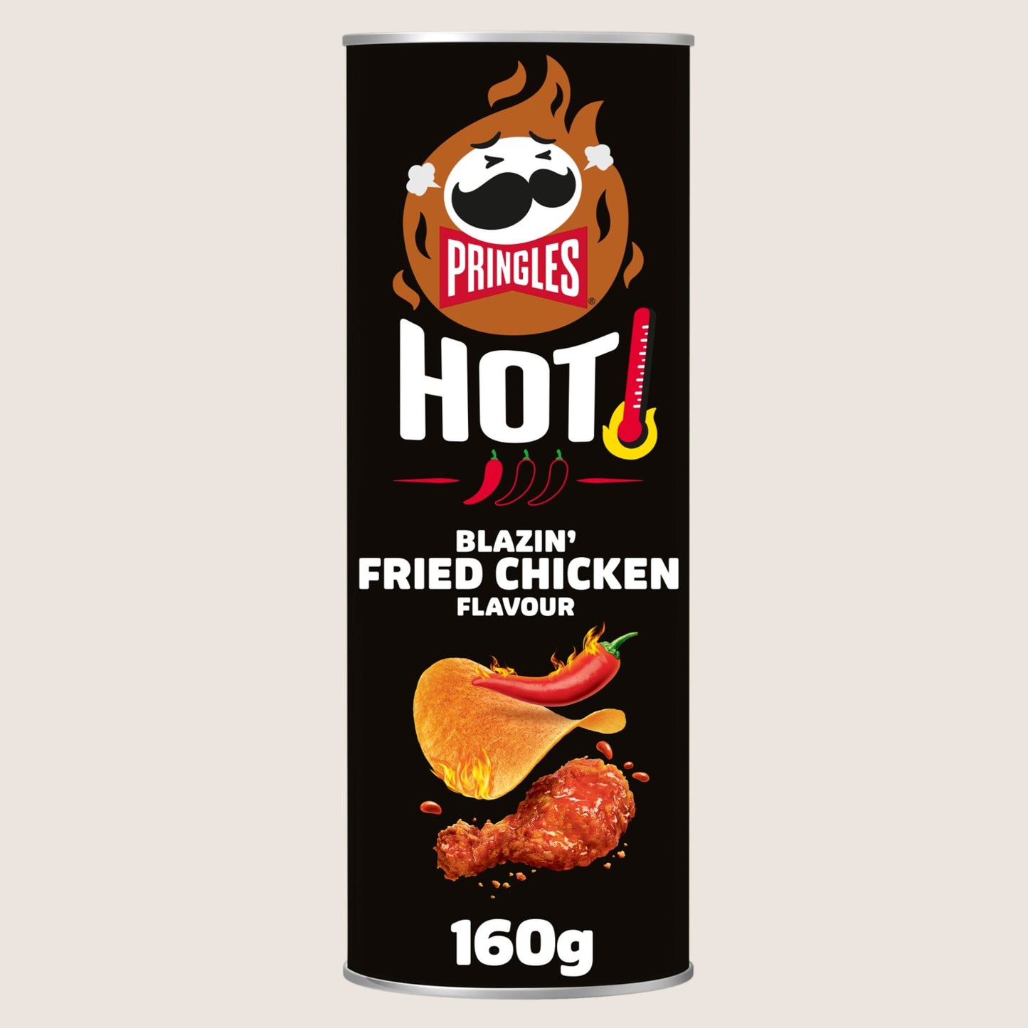 Pringles Hot Blazin' Fried Chicken Sharing Crisps Sharing Size 160g