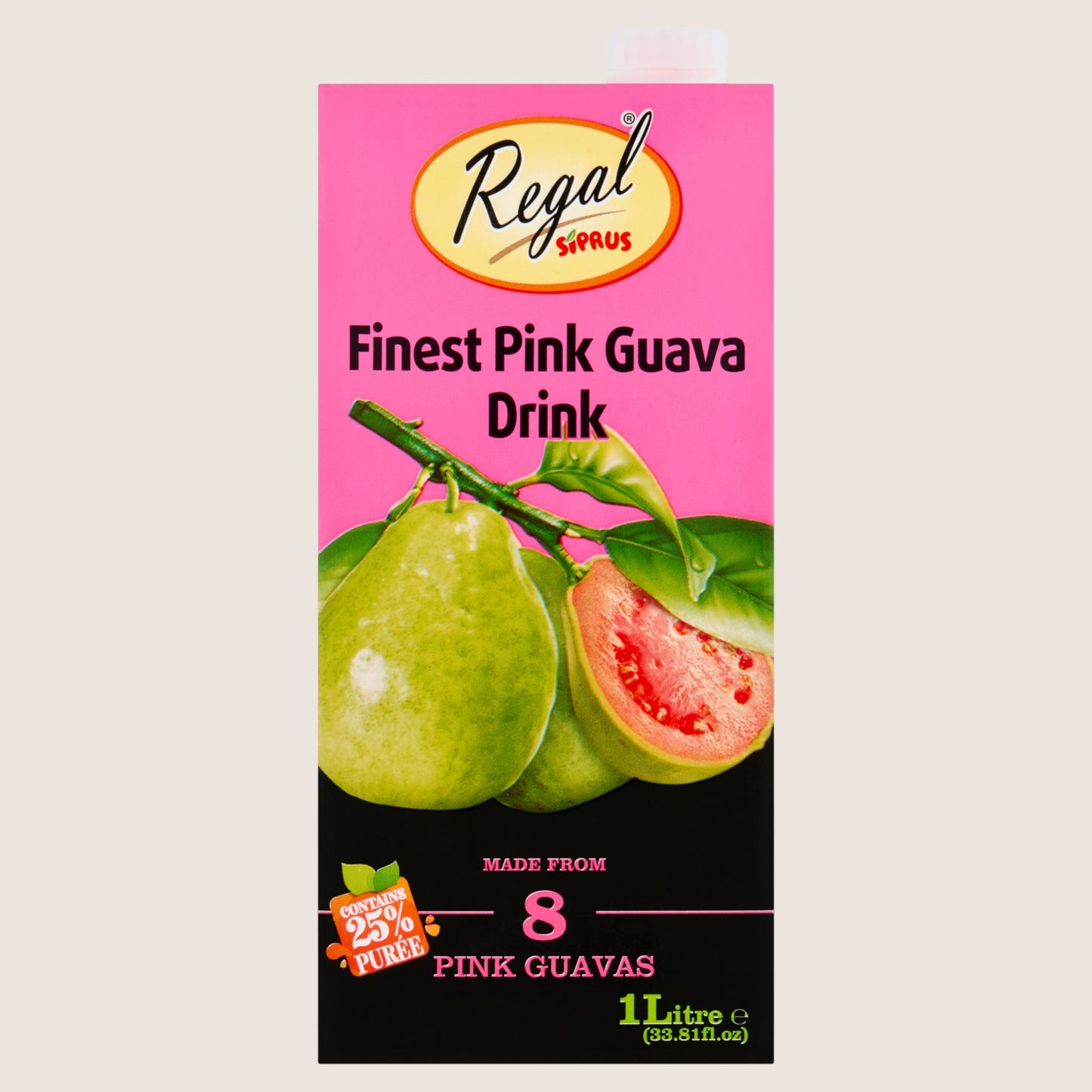 Regal Finest Pink Guava Drink Refreshing 1 LItre